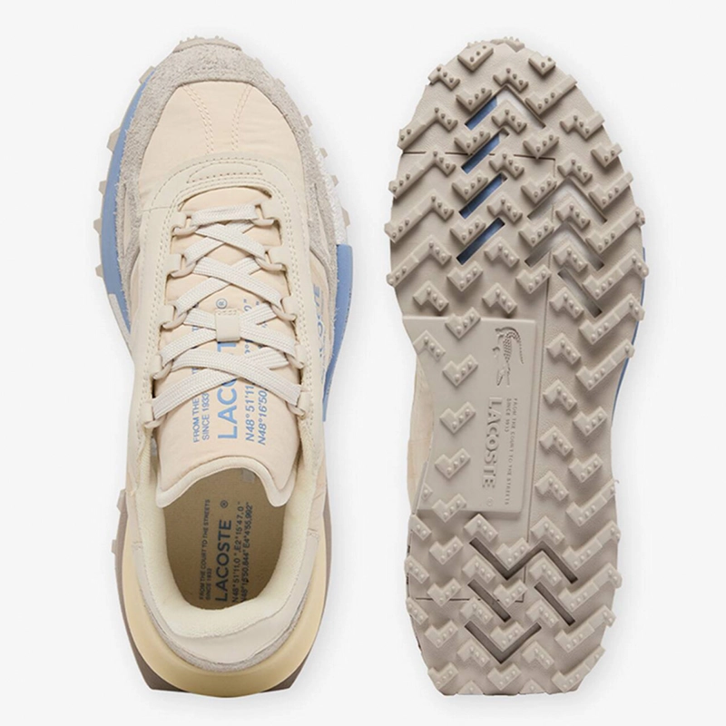 ZAPATILLAS HOMBRE LACOSTE CASUALES BEIGE ELITE ACTIVE  - 5