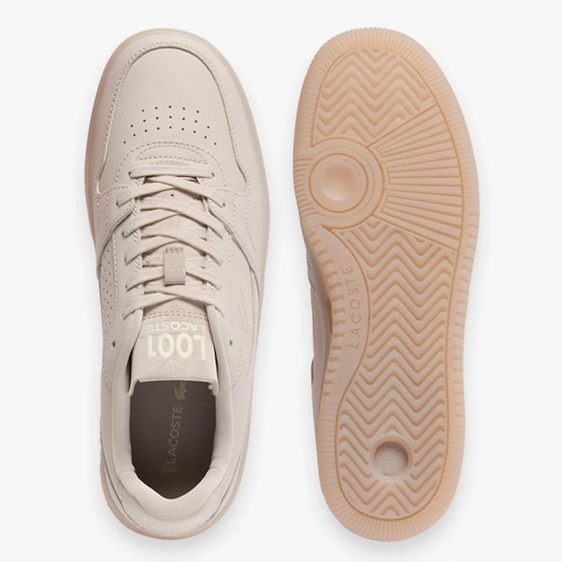 ZAPATILLAS HOMBRE LACOSTE CASUALES BEIGE L001 SET  - 4