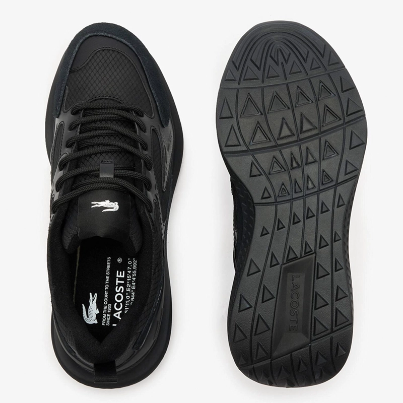 ZAPATILLAS HOMBRE LACOSTE CASUALES NEGRO L003 EVO  - 4