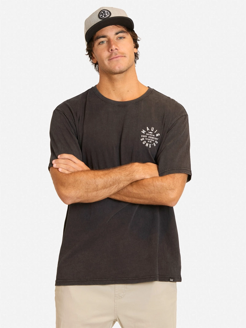 POLERA HOMBRE MAUI AND SONS MANGA CORTA ALGODÓN COLECCIÓN - 1