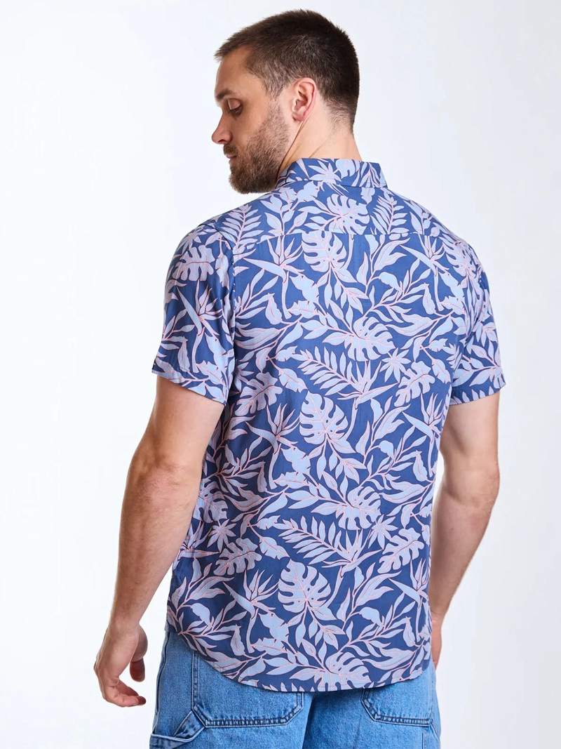 CAMISA HOMBRE MAUI & SONS MANGA CORTA HOJAS - 2