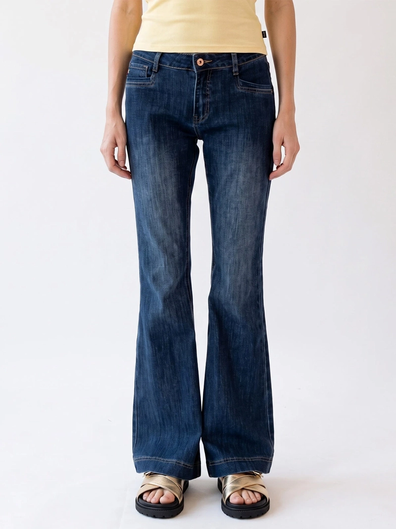 JEANS MUJER ELLUS ALGODÓN FLARE - 2