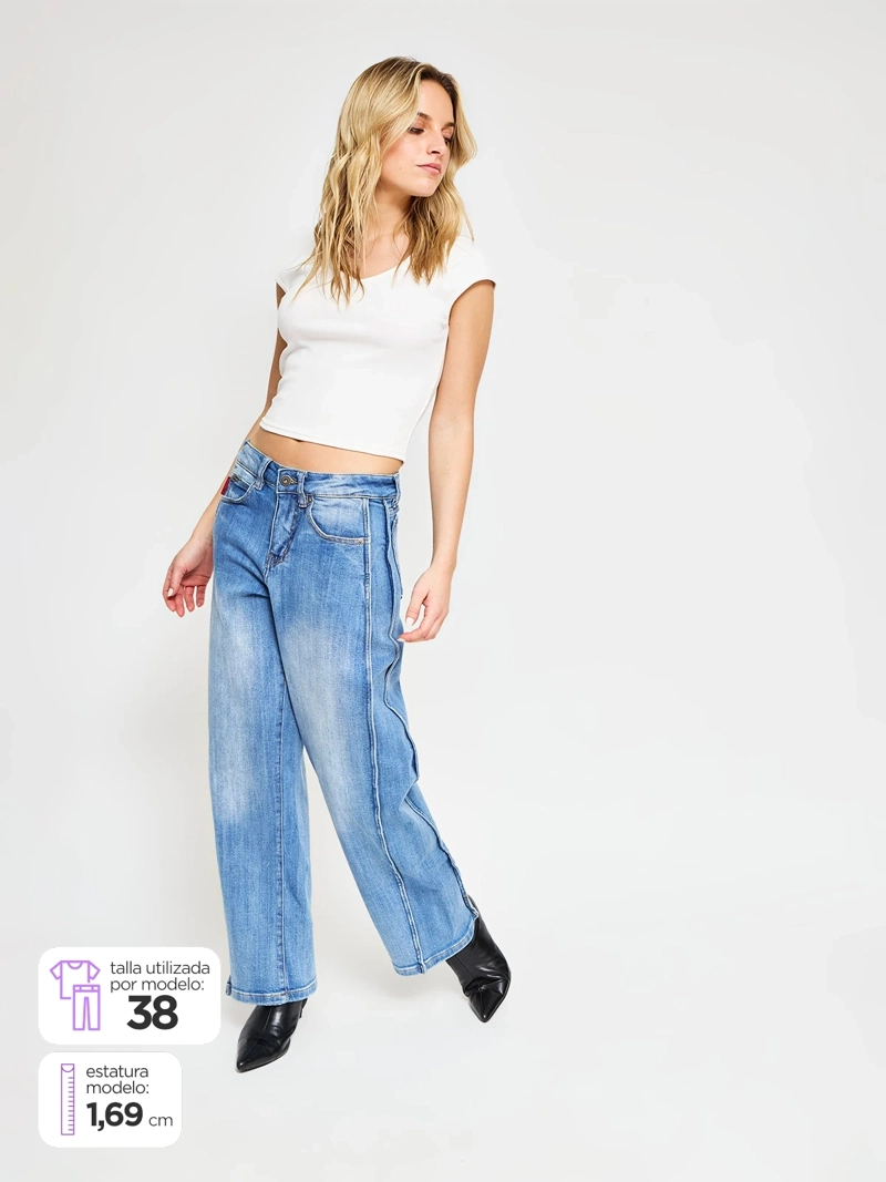 JEANS MUJER ELLUS ALGODÓN