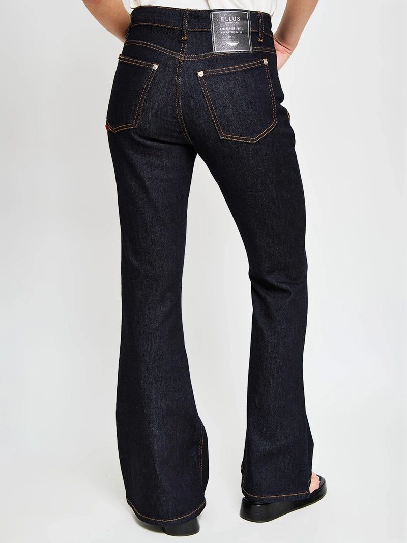 JEANS MUJER ELLUS ALGODÓN TIRO ALTO - 7