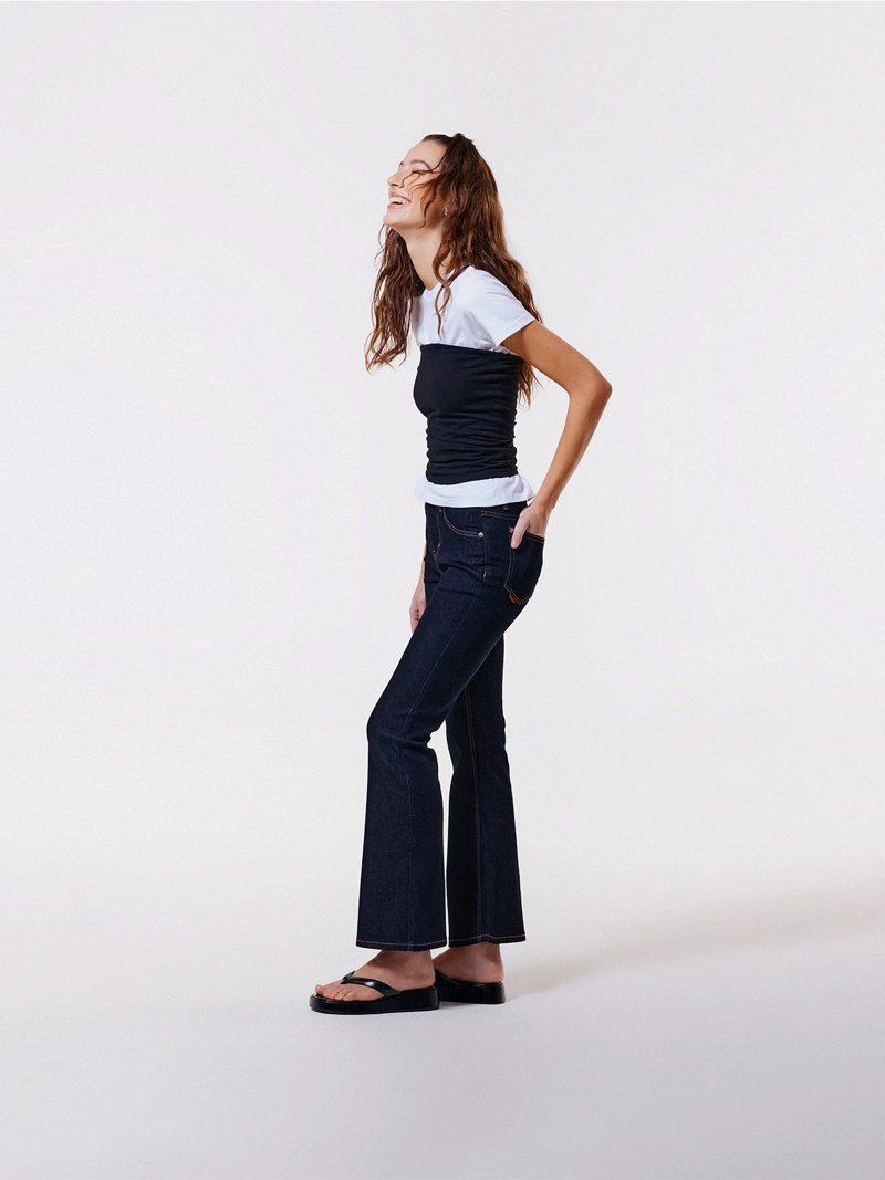 JEANS MUJER ELLUS ALGODÓN TIRO ALTO - 2