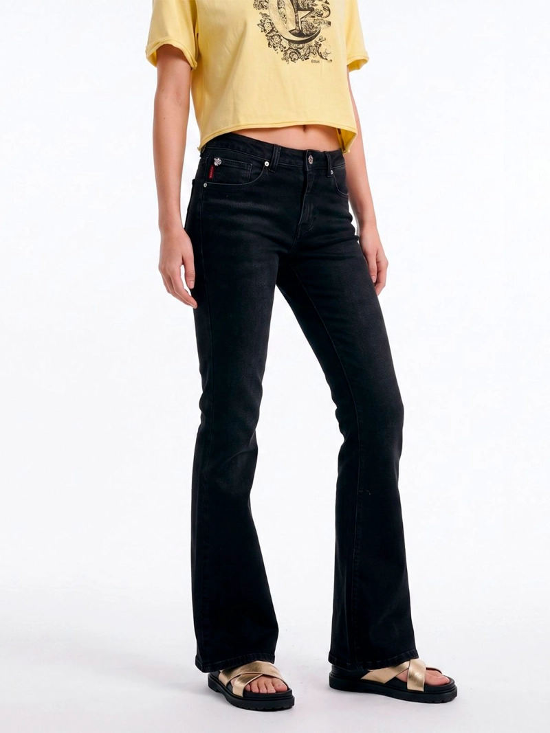 JEANS MUJER ELLUS ALGODÓN TIRO ALTO - 3