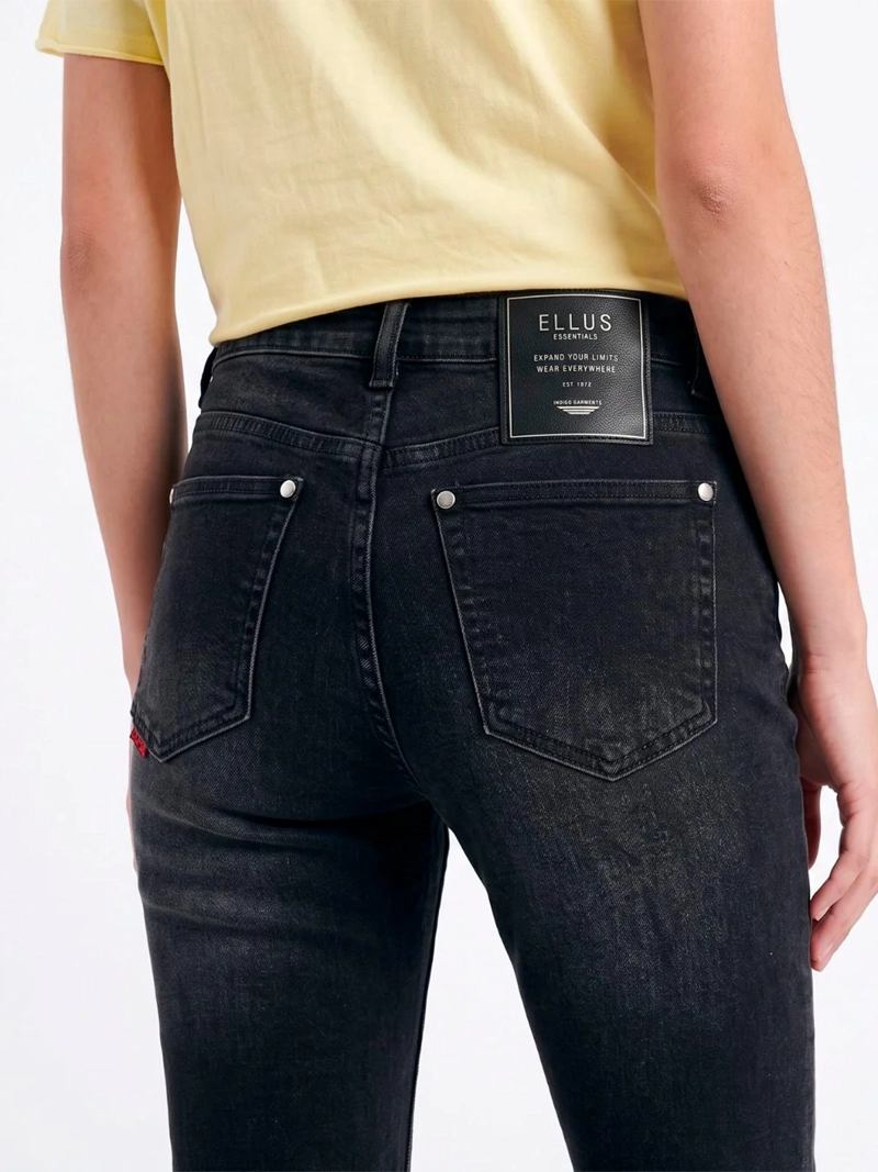 JEANS MUJER ELLUS ALGODÓN TIRO ALTO - 5