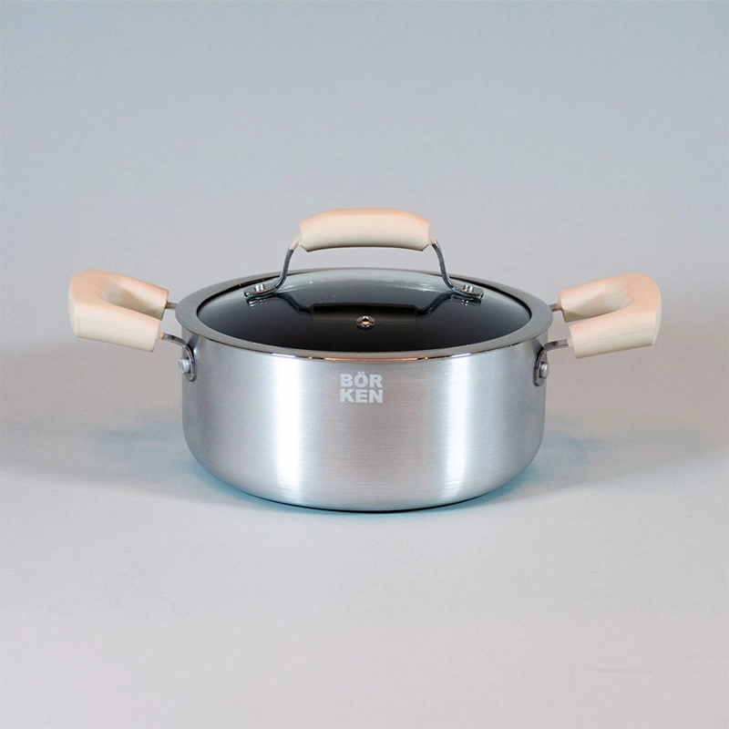 BATERÍA DE COCINA BÖRKEN GALAXY 7 PIEZAS BONE - 3