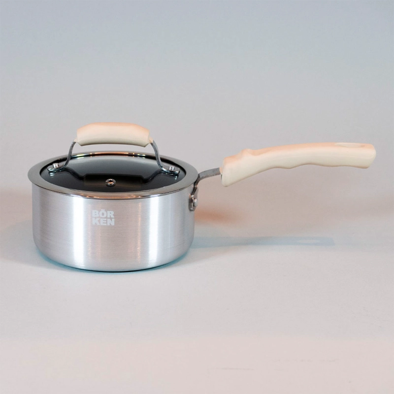 BATERÍA DE COCINA BÖRKEN GALAXY 7 PIEZAS BONE - 4
