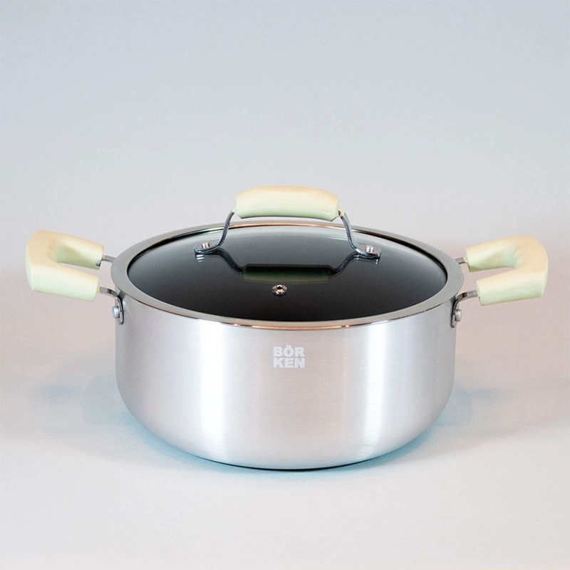 BATERÍA DE COCINA BÖRKEN GALAXY 7 PIEZAS CLOVER - 2