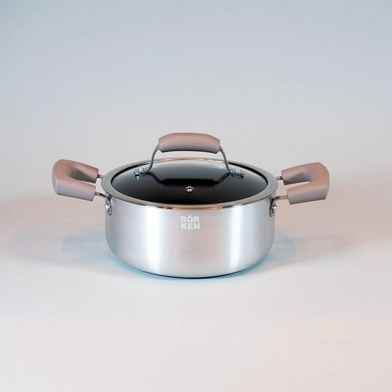 BATERÍA DE COCINA BÖRKEN GALAXY 7 PIEZAS MOCHA - 3