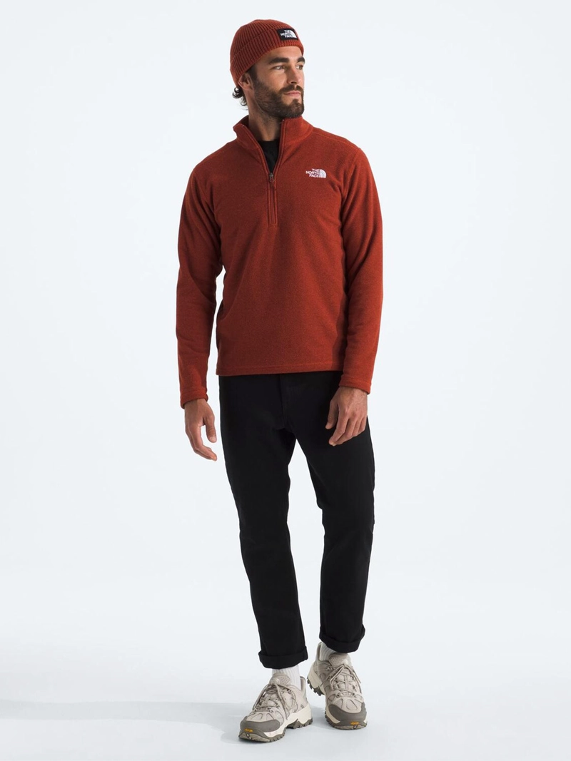 POLAR OUTDOOR HOMBRE THE NORTH FACE TEXTURED CAP ROCK 1/4 ZIP - 4