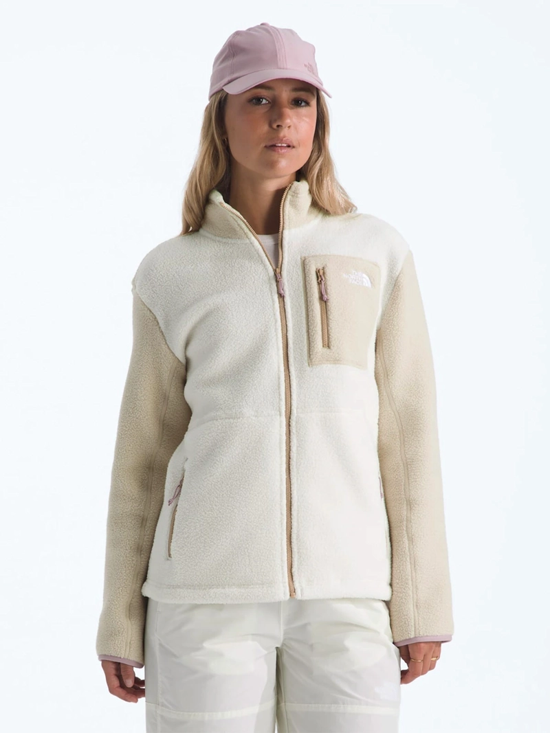 POLAR OUTDOOR MUJER THE NORTH FACE YUMIORI FULL ZIP Blanco M