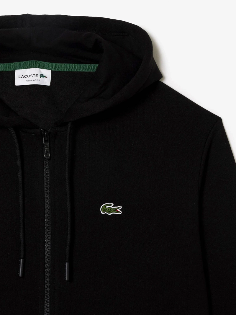 POLERON HOMBRE LACOSTE ALGODÓN CON CAPUCHA - 4