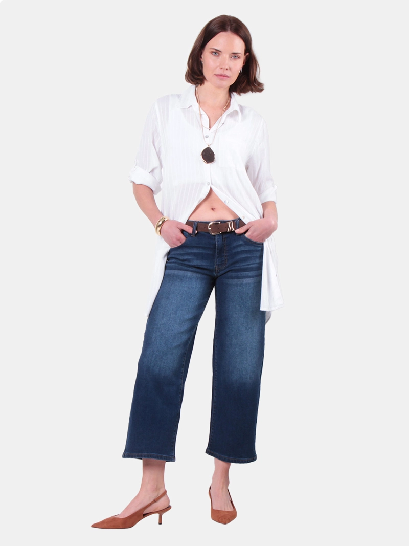 JEANS MUJER WADOS WIDE LEG TIRO MEDIO - 1