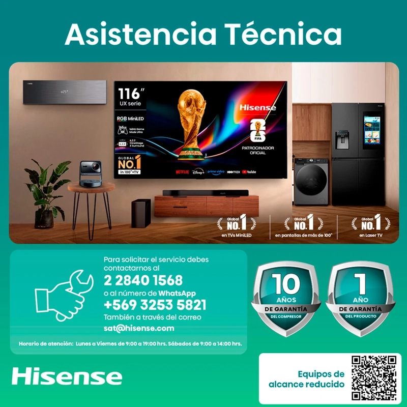 REFRIGERADOR SIDE BY SIDE HISENSE RS528P5ESA 528L NO FROST PLATA - 14