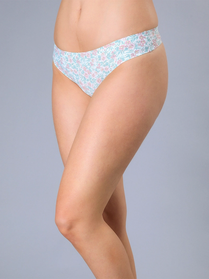 PACK X3 COLALESS MUJER FLORES PRINT BONDED - 2