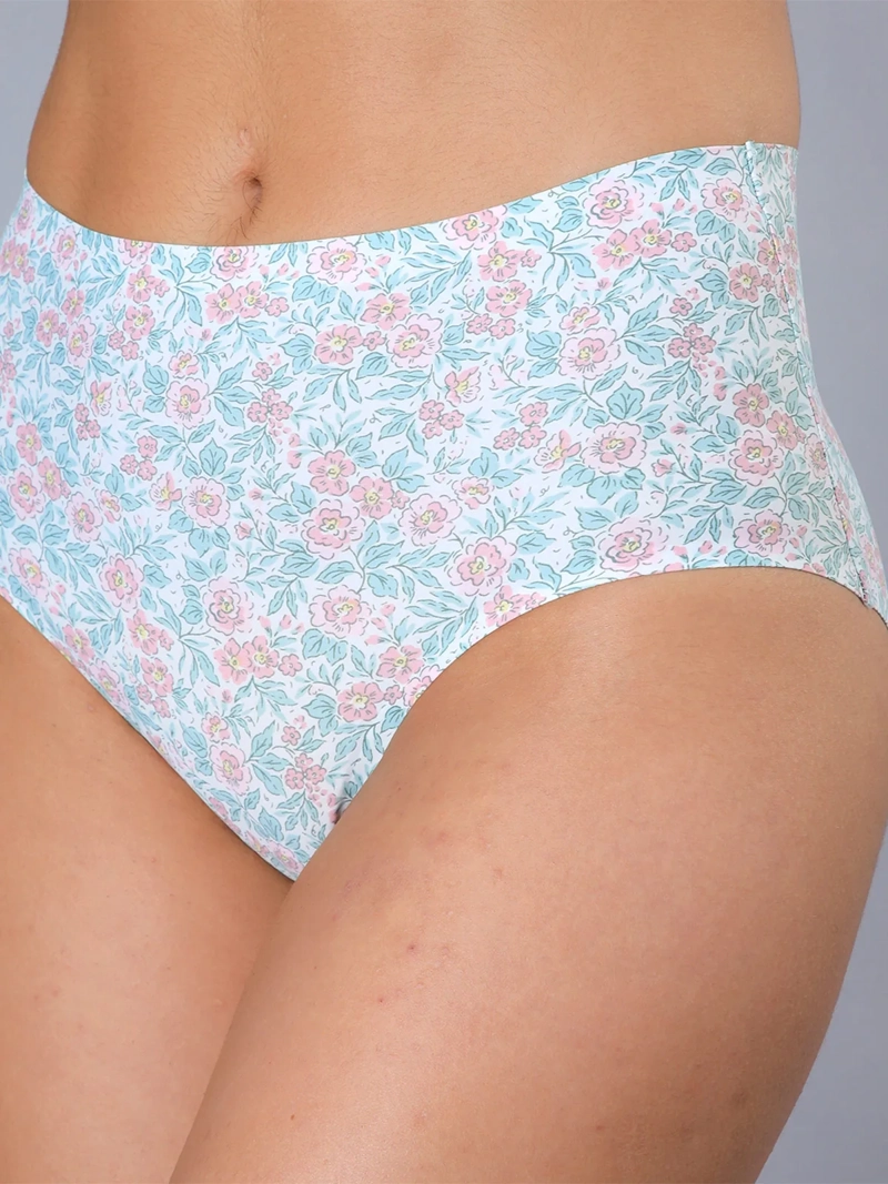 PACK X3 CALZÓN MUJER FLORES MAXI PRINT BONDED - 6