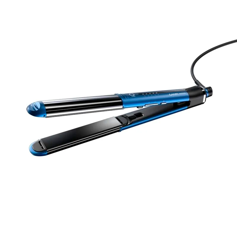 ALISADOR DE PELO GAMA IHT IQ LED 2 EN 1 BLUE - 2