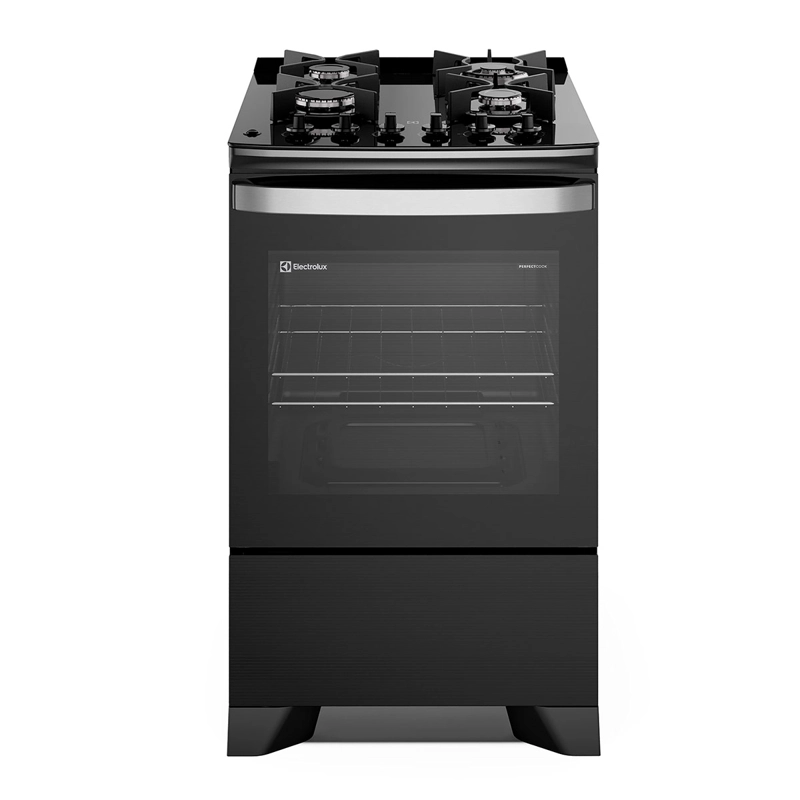 COCINA A GAS ELECTROLUX F4EPB 4 PLATOS NEGRO - 2