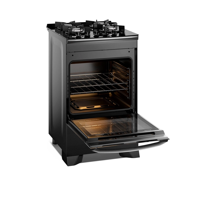 COCINA A GAS ELECTROLUX F4EPB 4 PLATOS NEGRO - 5