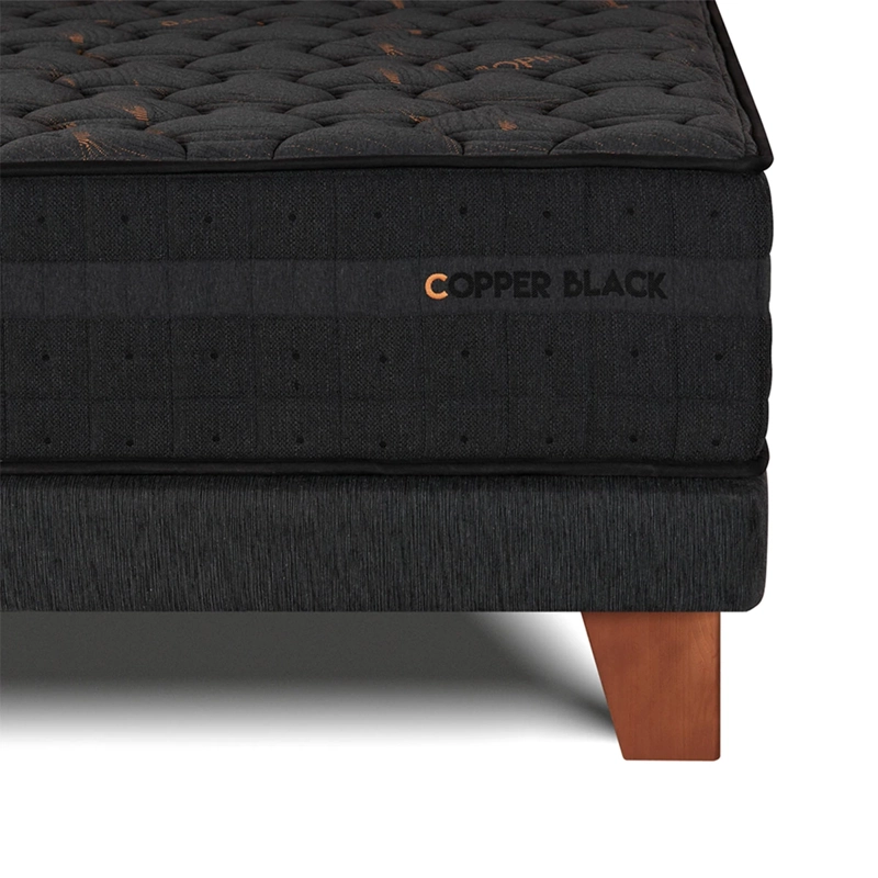 CAMA EUROPEA CELTA COPPER BLACK KING + RESPALDO VILLARREAL - 4