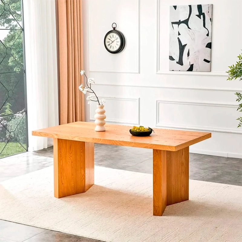 JUEGO DE COMEDOR MAISON LINETT MARIE 6 SILLAS NATURAL - 3