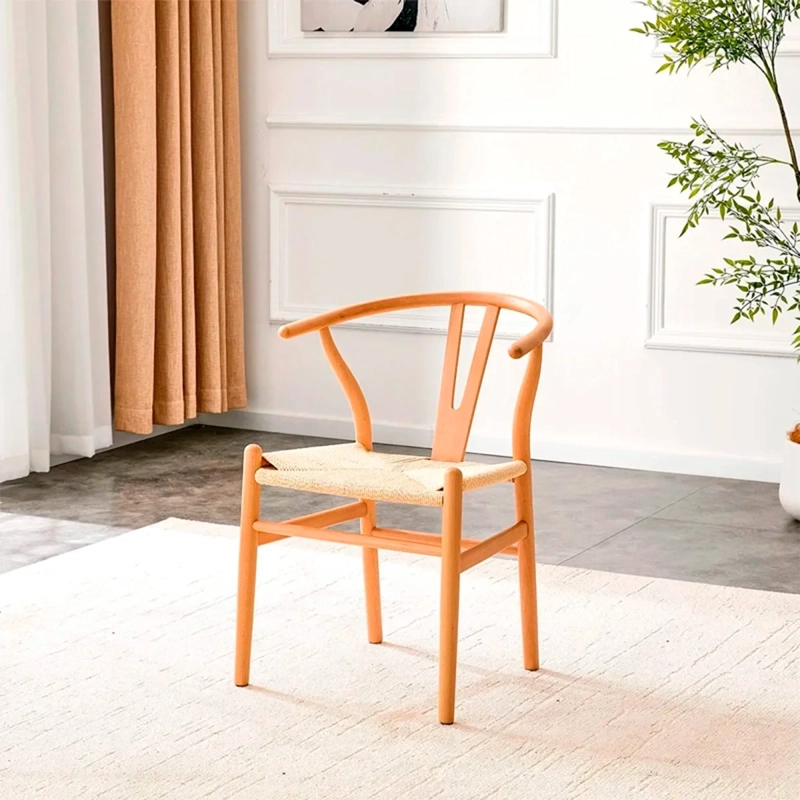 JUEGO DE COMEDOR MAISON LINETT MARIE 6 SILLAS NATURAL - 8