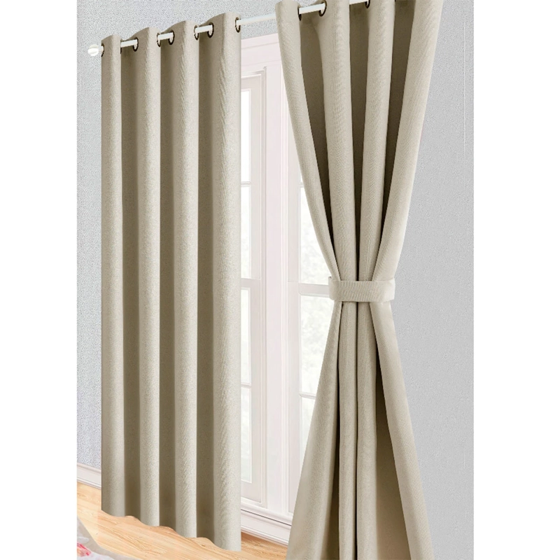 SET CORTINA DORAL MAUVE BLACKOUT BEIGE