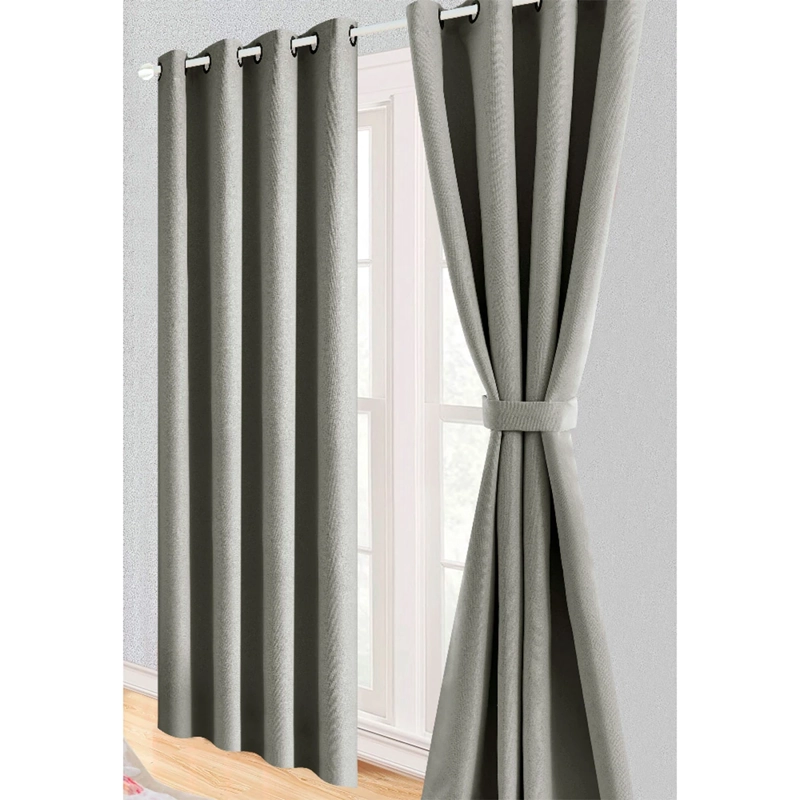 SET CORTINA DORAL MAUVE BLACKOUT GRIS