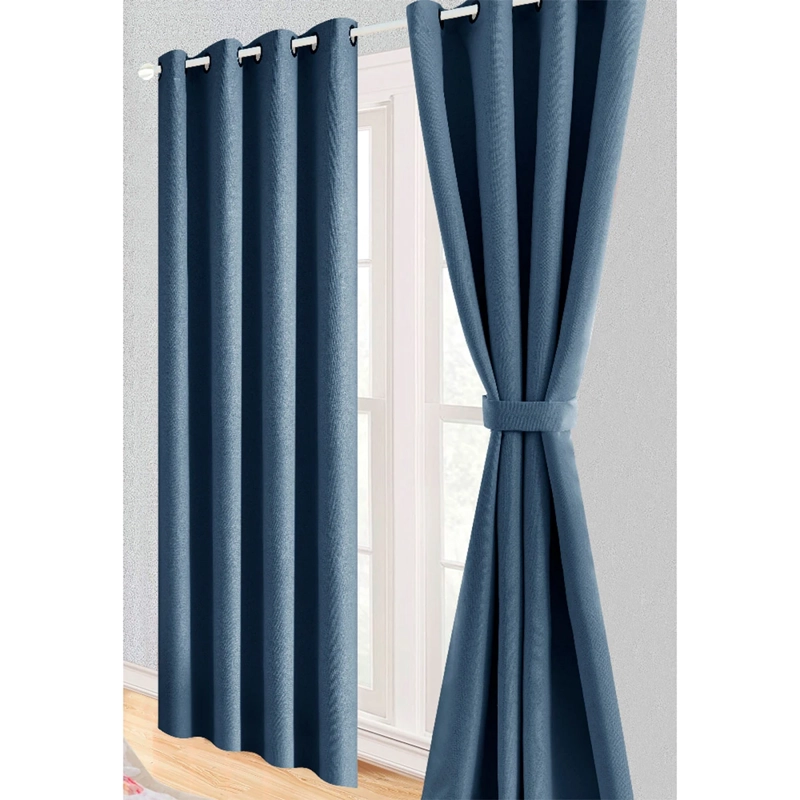 SET CORTINA DORAL MAUVE BLACKOUT AZUL