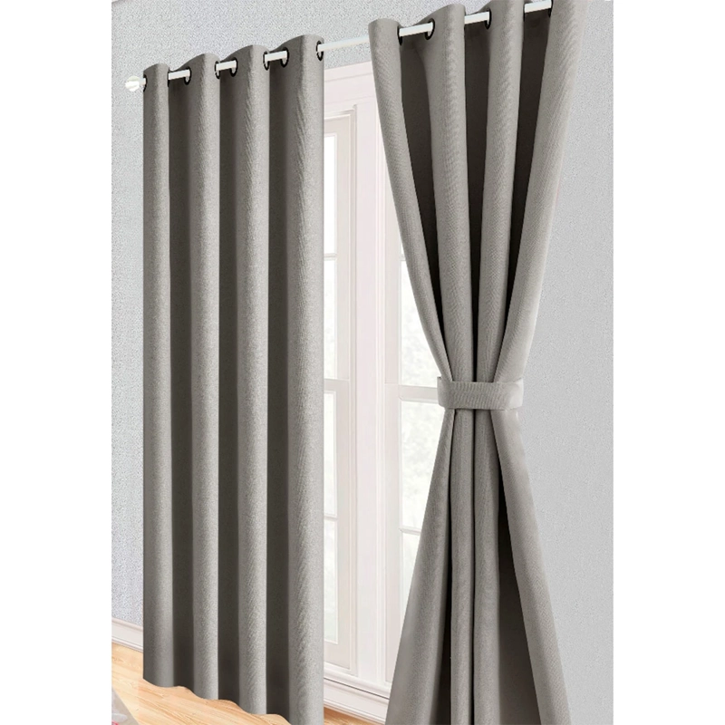 SET CORTINA DORAL MAUVE BLACKOUT TAUPE