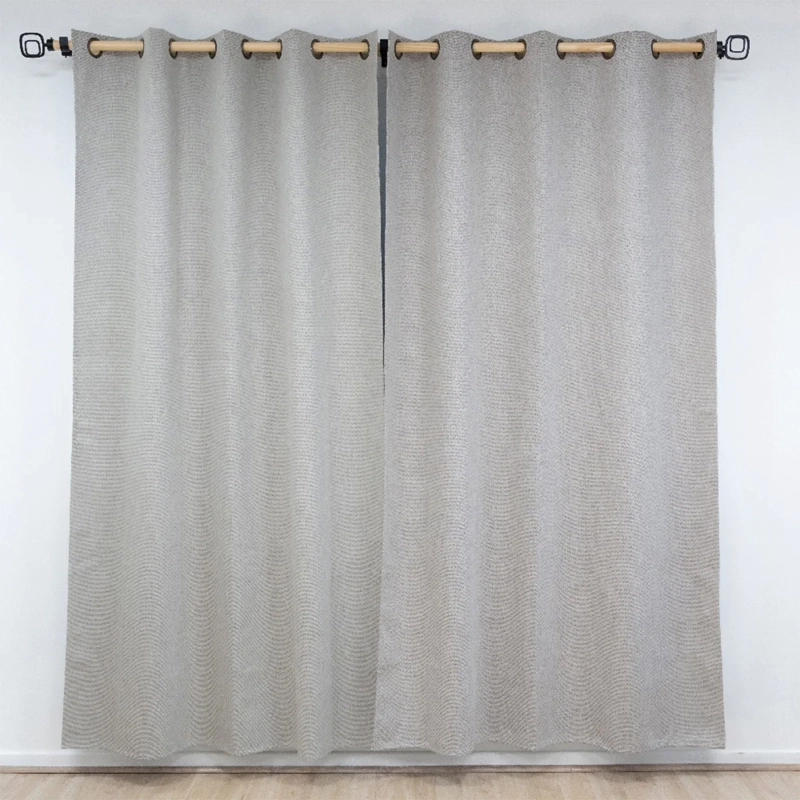 SET CORTINA DORAL VARSOVIA BLACKOUT TAUPE