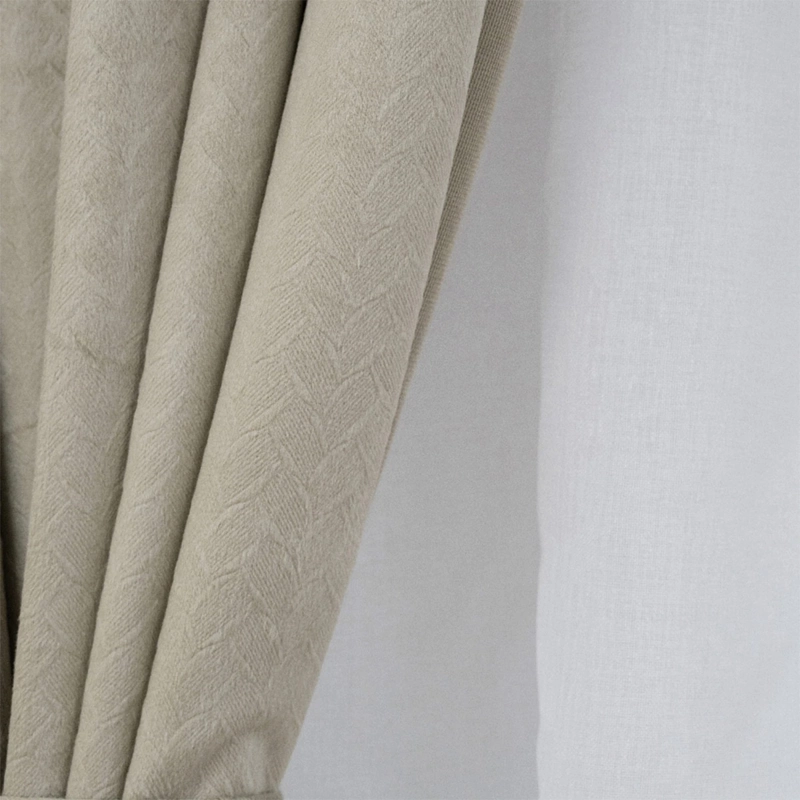SET CORTINA DORAL LUCIANA BEIGE - 4