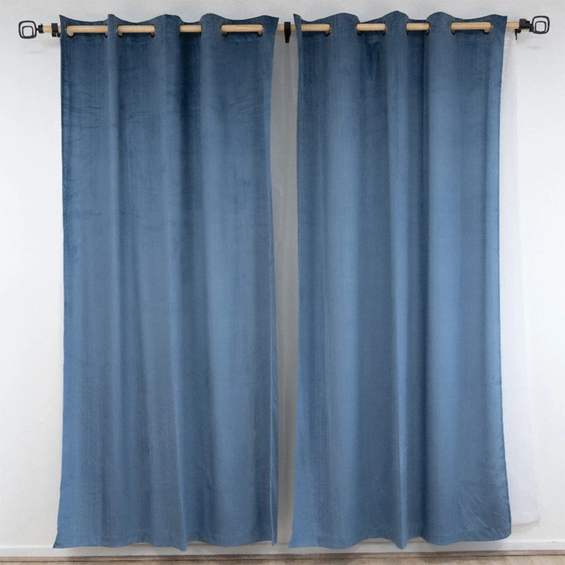 SET CORTINA DORAL LUCIANA AZUL