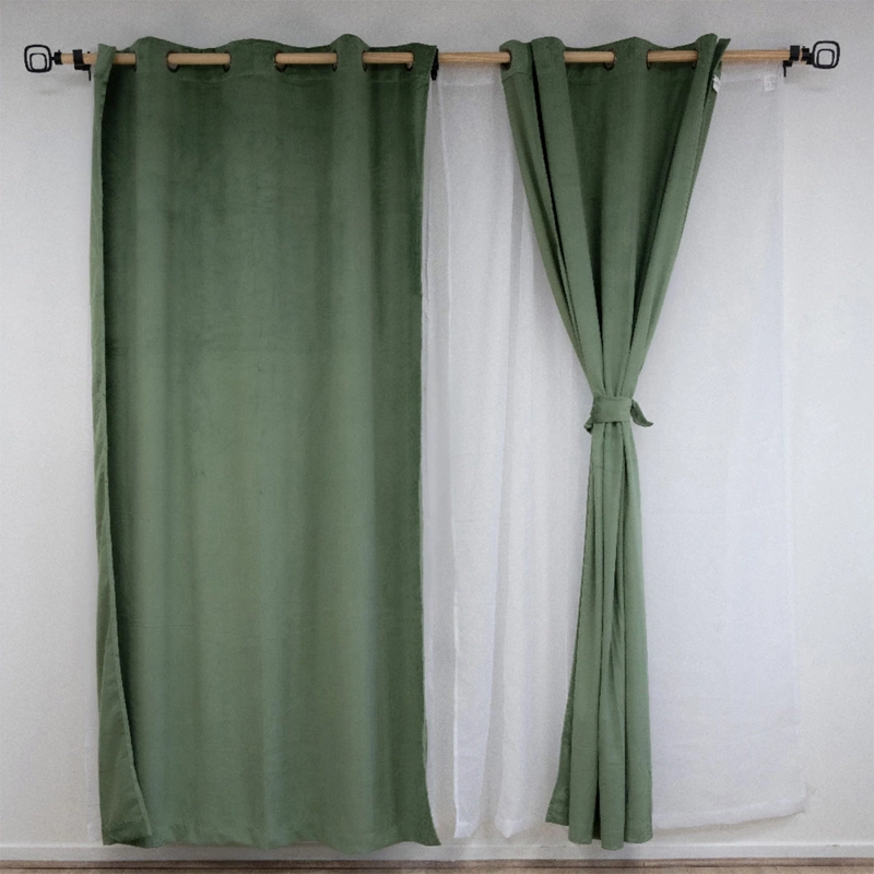 SET CORTINA DORAL LUCIANA VERDE - 2
