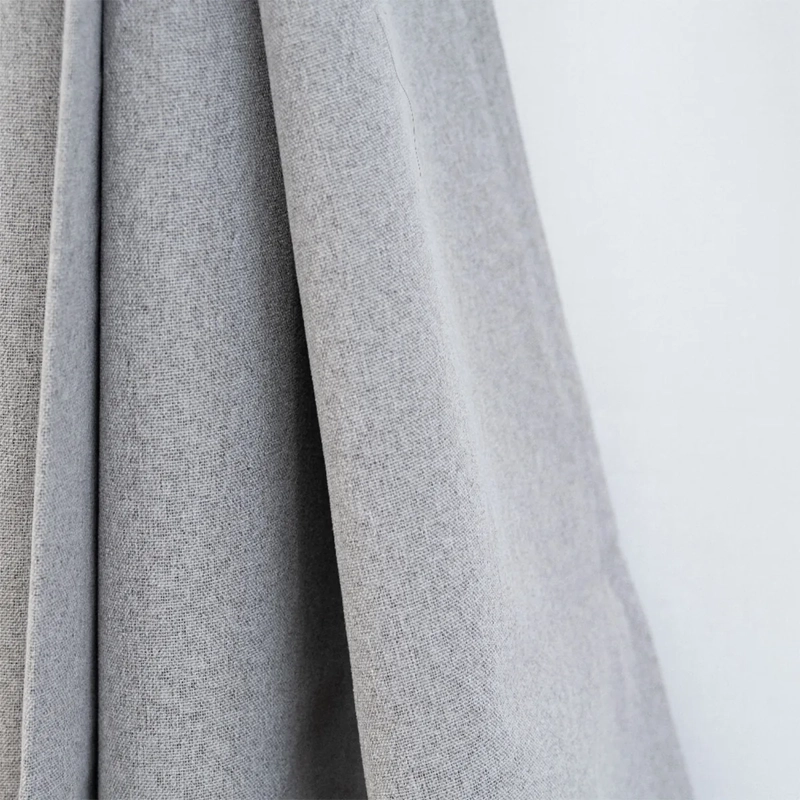 SET CORTINA DORAL MUGUET BLACKOUT GRIS  - 4