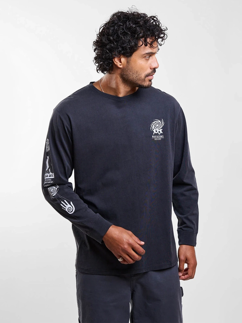 POLERA HOMBRE MAUI AND SONS MANGA LARGA - 1