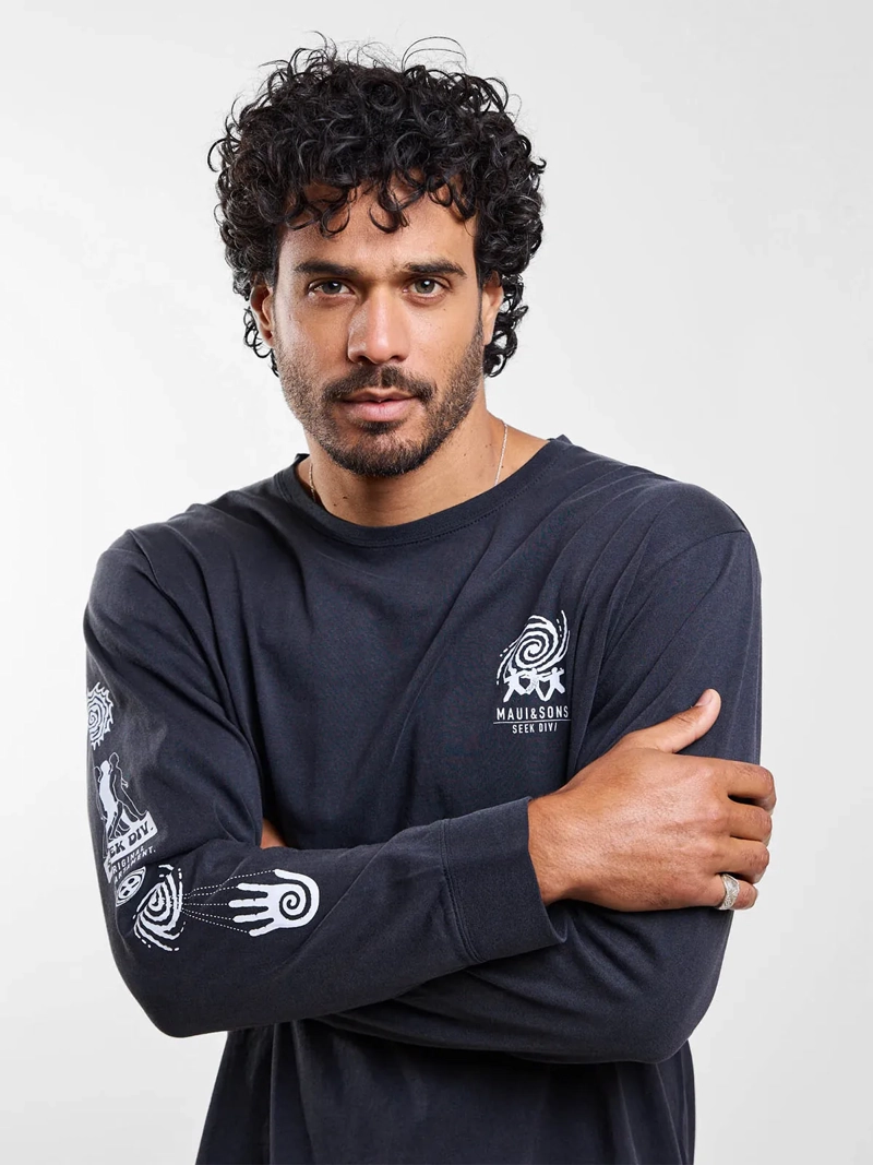 POLERA HOMBRE MAUI AND SONS MANGA LARGA - 4