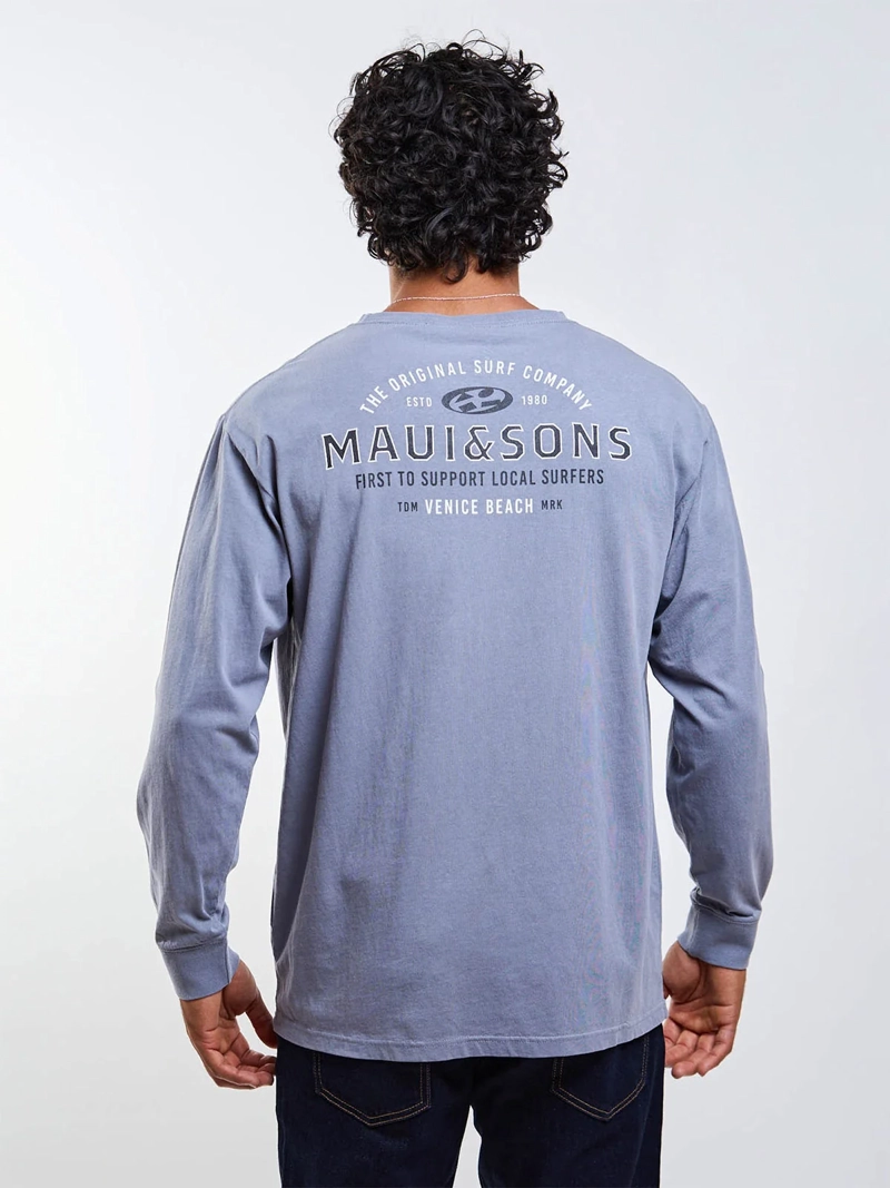 POLERA HOMBRE MAUI AND SONS MANGA LARGA - 2