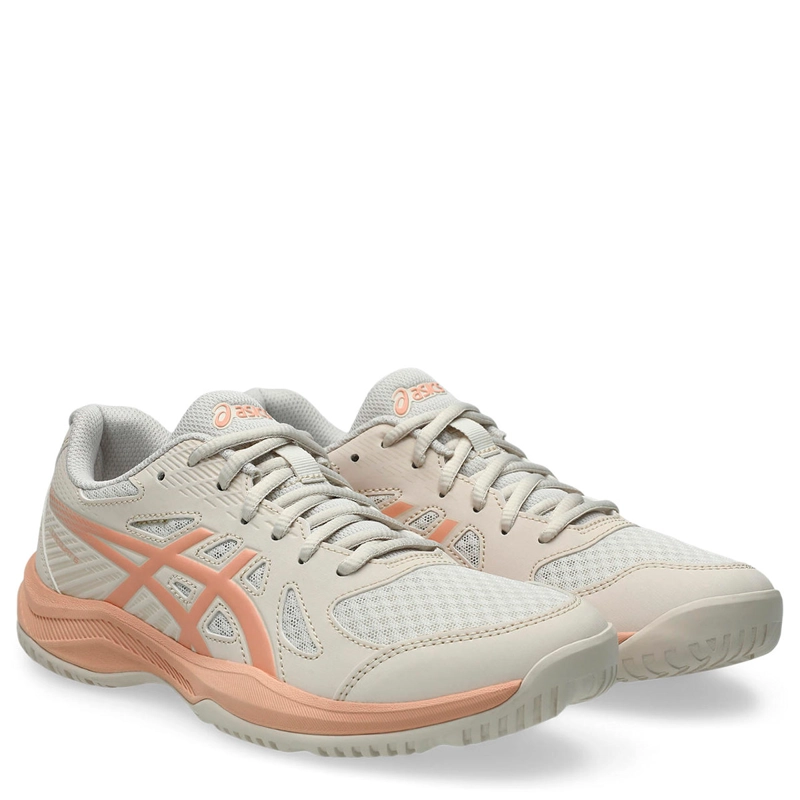 ZAPATILLAS MUJER ASICS VOLEIBOL BEIGE UPCOURT 6 - 2