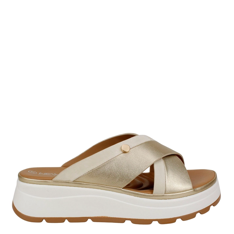 SANDALIAS MUJER VERAZZI DORADO