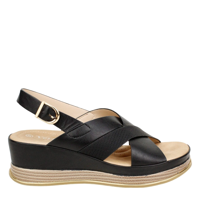SANDALIAS MUJER VERAZZI NEGRO