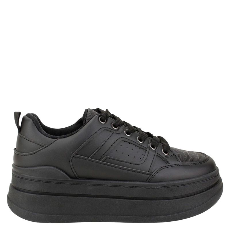 ZAPATILLAS MUJER VERAZZI CASUALES NEGRO - 1