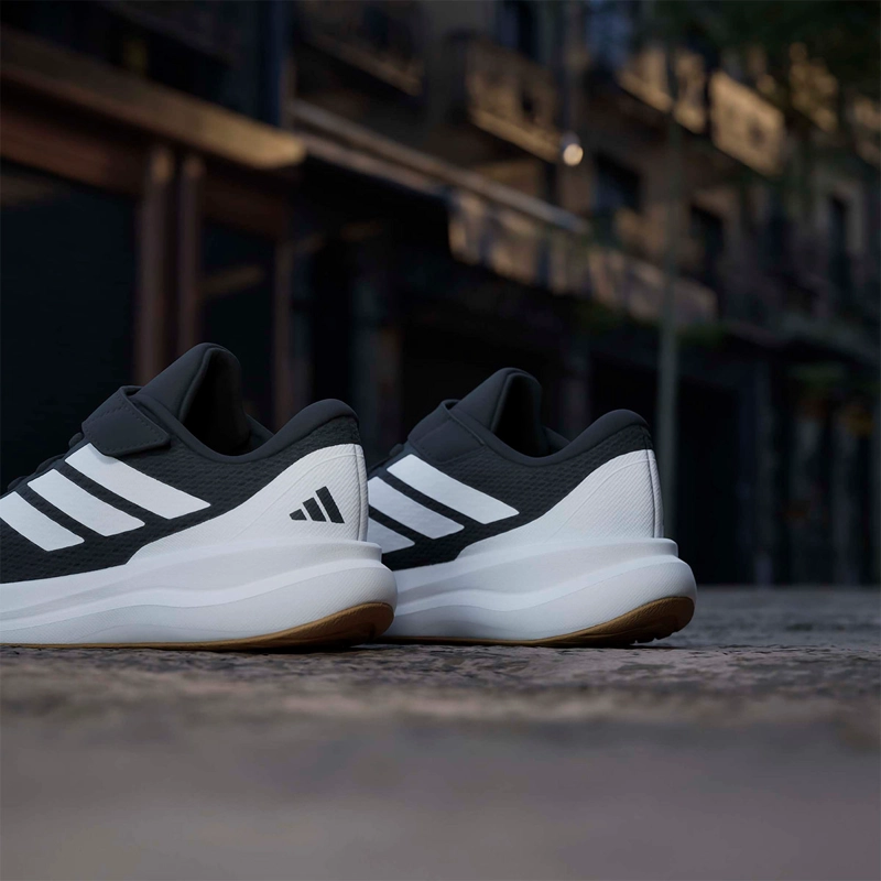 ZAPATILLAS NIÑO ADIDAS CASUALES NEGRO RUNFALCON 6 EL C - 14