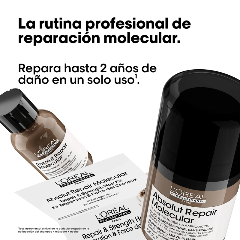 MINI DUO LOREAL PROFESSIONNEL ABSOLUT REPAIR MOLECULAR 100ML+50ML - 2