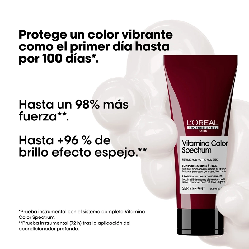 SET LOREAL PROFESSIONNEL VITAMINO COLOR SPECTRUM SHAMPOO 300ML ACONDICIONADOR 200ML - 3