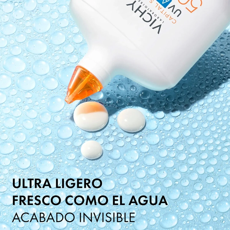 PROTECTOR SOLAR VICHY CAPITAL SOLEIL UV AQUA HIDRATANTE FPS50 50ML - 3