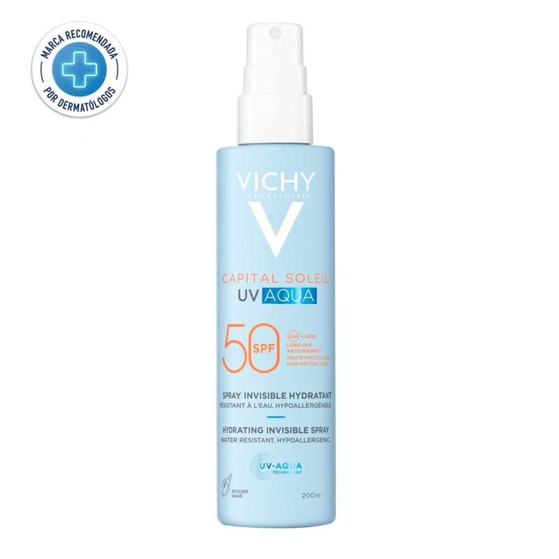 PROTECTOR SOLAR CUERPO VICHY CAPITAL SOLEIL UV AQUA SPRAY FPS50 200ML