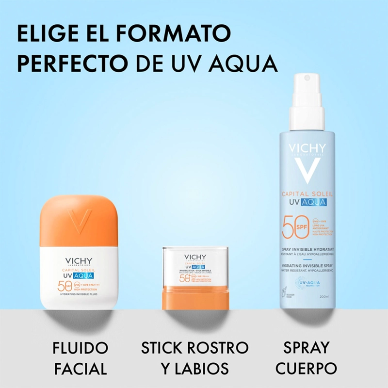 PROTECTOR SOLAR VICHY CAPITAL SOLEIL UV AQUA FPS50+ 9GR - 7